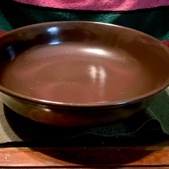 Art Vintage Franciscan Madeira Usa Large Chocolate Brown Serving Bowl
